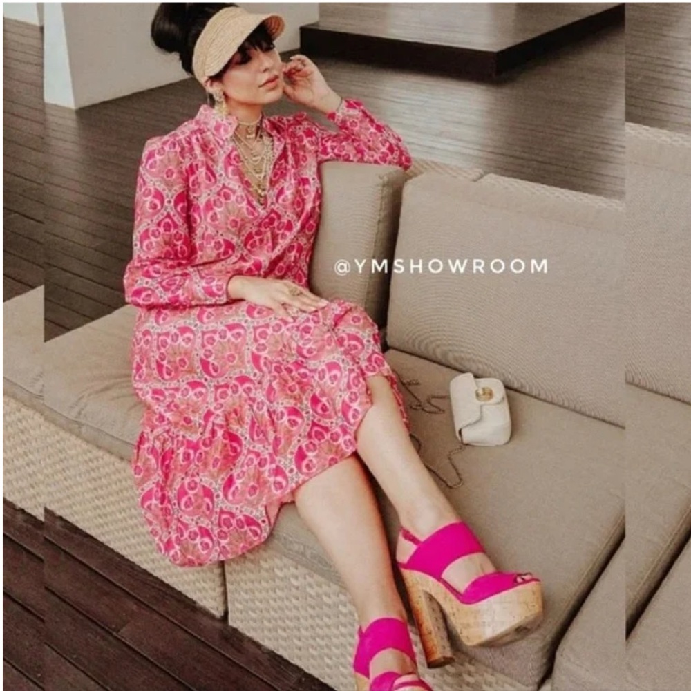 Vibrant Pink Women's Dress